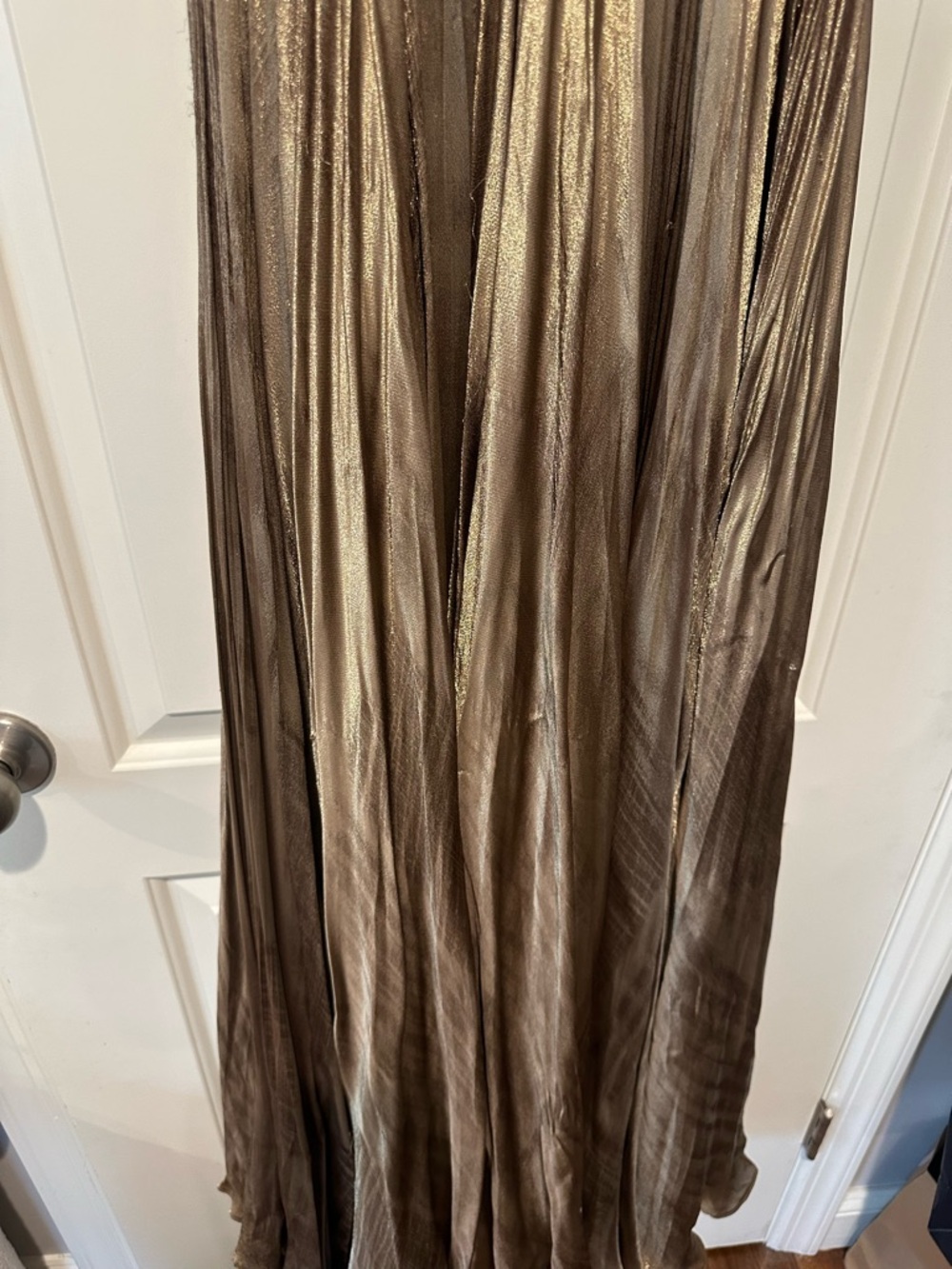 Miu Miu Halter Gown Metallic Embellished Gown One of a Kind - Picture 3 of 11